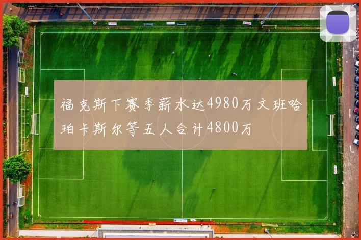 福克斯下赛季薪水达4980万文班哈珀卡斯尔等五人合计4800万